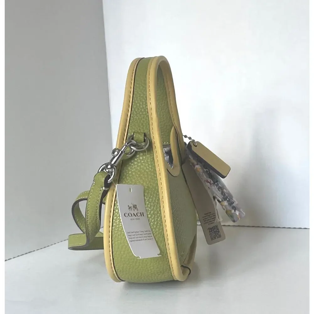 Coach Coachtopia Mini Ergo Bag CO662 Lime Sunflower Leather